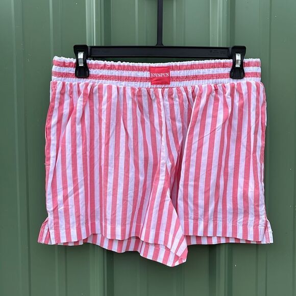 Silky Soft Woven ¾ Sleeve Notch Collar Top and Boxer Shorts Pajama Set Size S - Picture 4 of 10